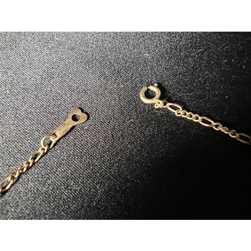539 - 9ct gold chain, 2.6g, total chain length: 46cm