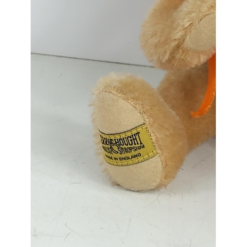 90 - Merrythought Playmates  jointed teddy & Golly with certificates