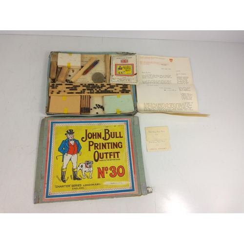 6 - John Bull print set and a selection of model railway items including engine