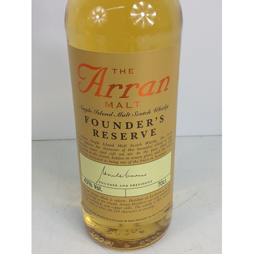 37 - Bottle of Arran Founders Reserve Malt Scotch