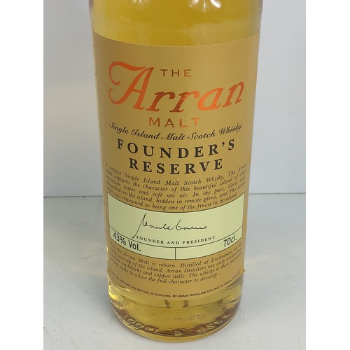 38 - Bottle of Arran Founders Reserve Malt Scotch