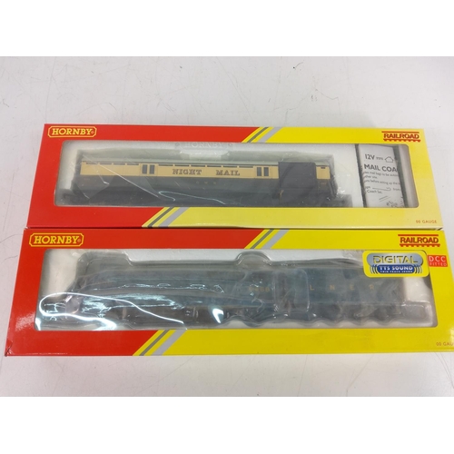 69 - Hornby engine and tender and carriage