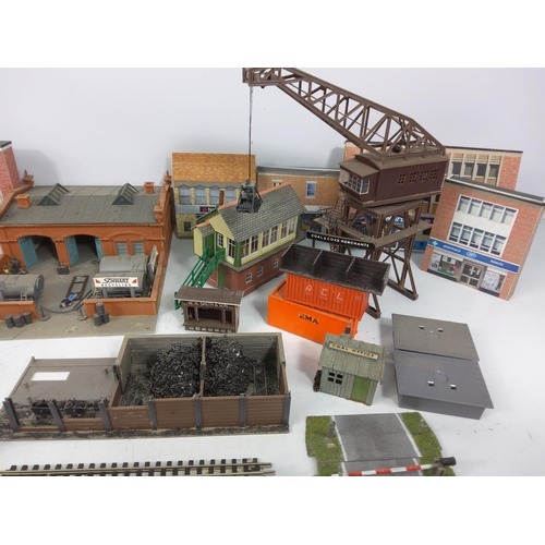 74 - A quantity of model railway sidings, accessories and people