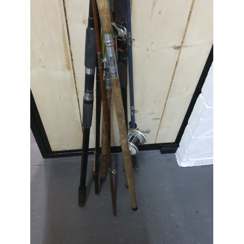 49 - Various fishing rods