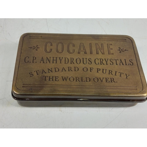 115 - Brass cocaine tin