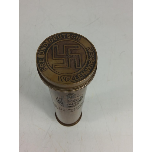 120 - Brass 3 drawer telescope