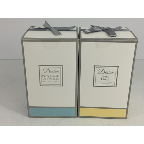 121 - 2 boxed candles