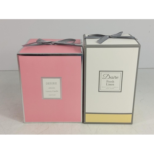 128 - 2 boxed candles