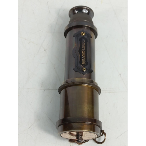 136 - brass telescope