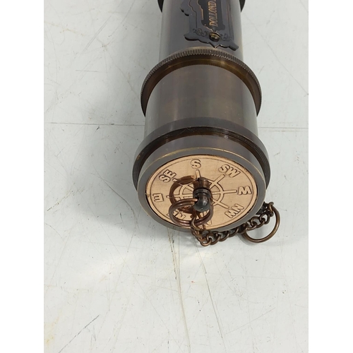 136 - brass telescope