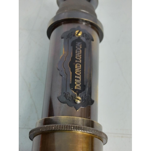 136 - brass telescope
