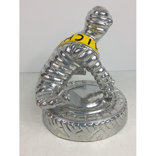 146 - Michelin man in Yoga pose, 25cms in height x 21cms in width