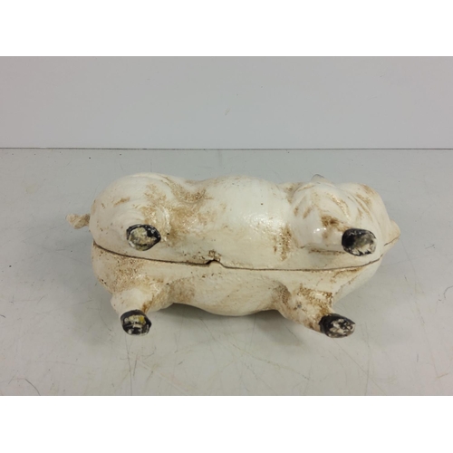 149 - Cast metal automaton money box in the form of a pig