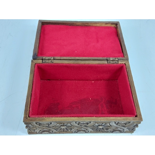 25 - Wood effect Four Nations Rugby trinket box