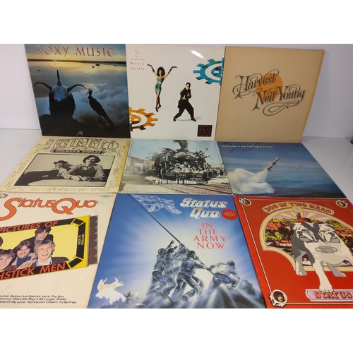 38 - Qty of LP's including The Beatles, Ultravox and Status Quo