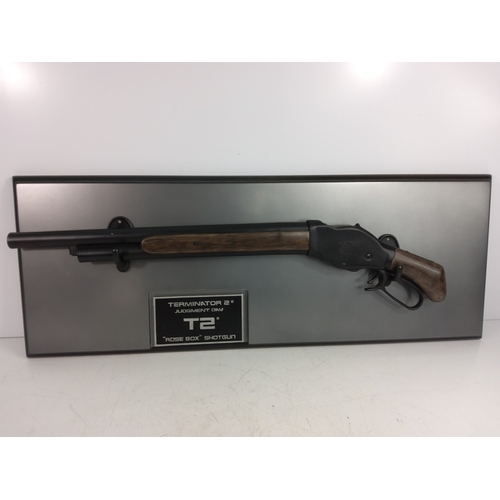 102 - Boxed T2 replica shotgun