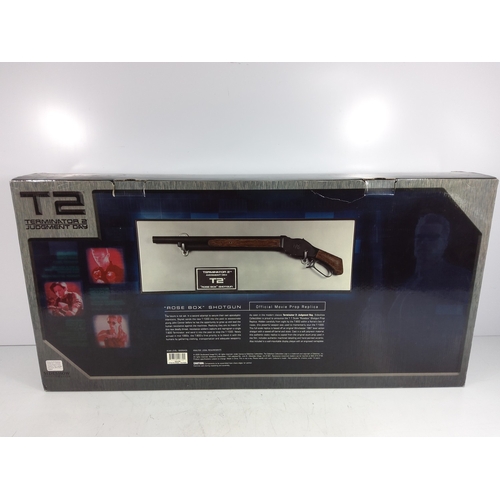 102 - Boxed T2 replica shotgun