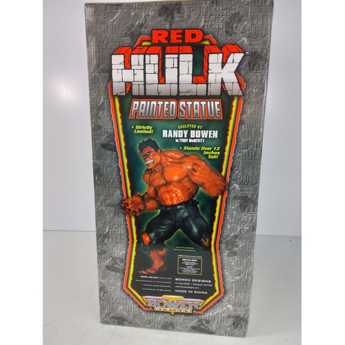 85 - Large red Hulk Marvel figure