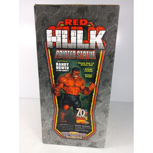 85 - Large red Hulk Marvel figure