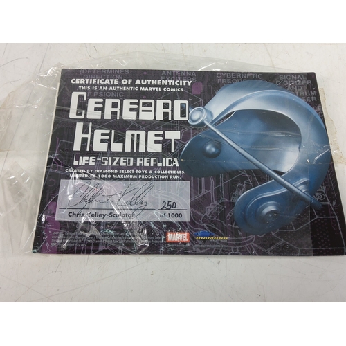 91 - Boxed Marvel Cerebro helmet