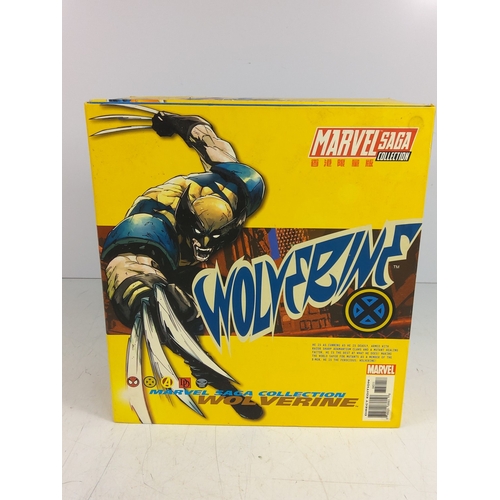 100 - Boxed Marvel Wolverine figure, AF (missing claws)