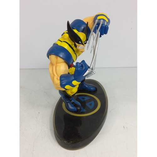 100 - Boxed Marvel Wolverine figure, AF (missing claws)