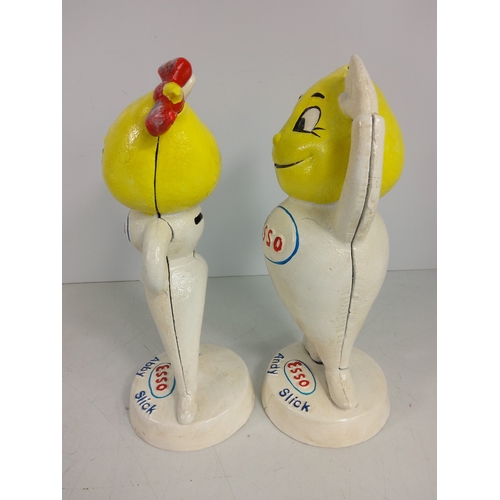 19 - Cast metal figure 'Andy and Abbie Slick'