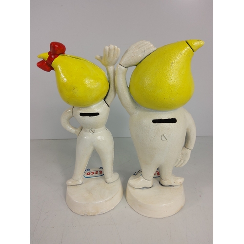 19 - Cast metal figure 'Andy and Abbie Slick'