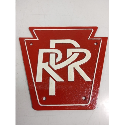 20 - Cast metal advertising sign