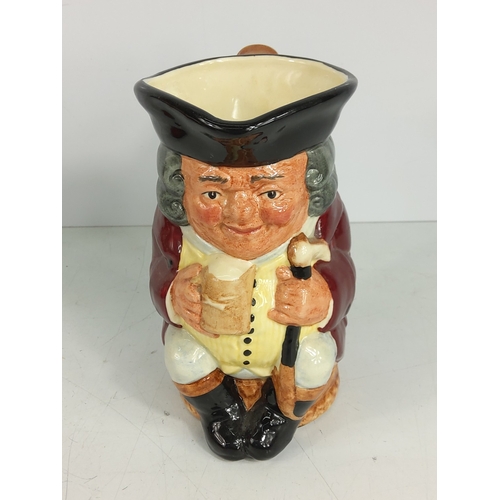 60 - 5 Toby jugs including Doulton