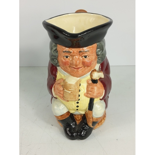 60 - 5 Toby jugs including Doulton