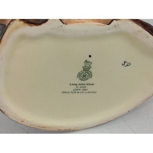 61 - 5 Doulton Toby jugs