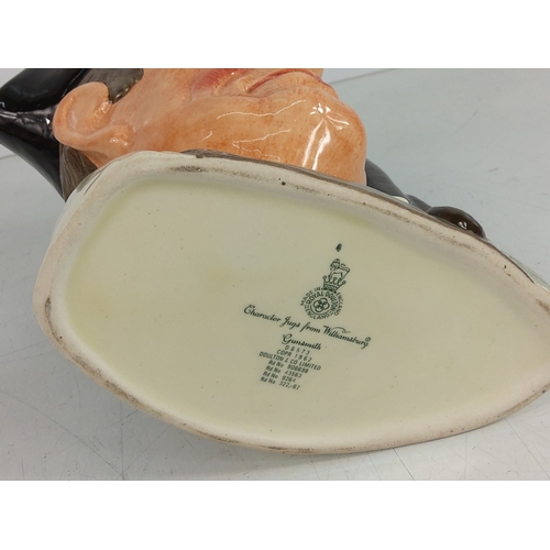 61 - 5 Doulton Toby jugs