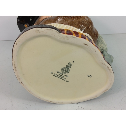 62 - 5 Doulton Toby jugs