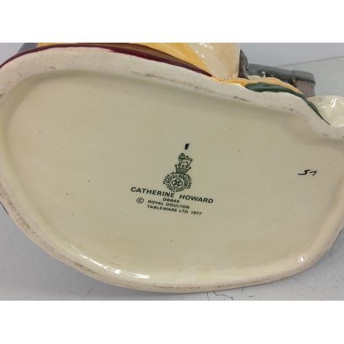 62 - 5 Doulton Toby jugs