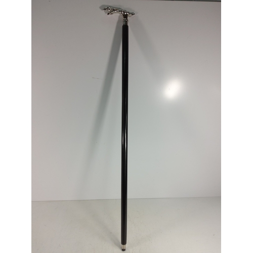 35 - Jaguar topped walking stick