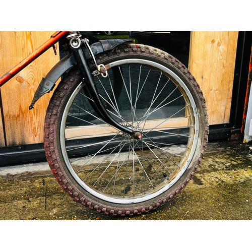 10 - Raleigh Grifter mk2 bicycle for nostalgic wall art / spares or repair