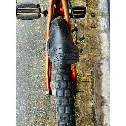 10 - Raleigh Grifter mk2 bicycle for nostalgic wall art / spares or repair