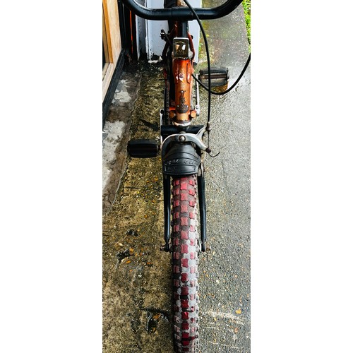 10 - Raleigh Grifter mk2 bicycle for nostalgic wall art / spares or repair