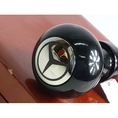 45 - Mercedes topped walking stick