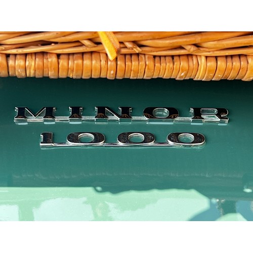 11 - Make: MORRIS
Model: MINOR 1000 SERIES III 2-DOOR SALOON
Colour: GREEN
Registration: JDV276E
Engine S... 