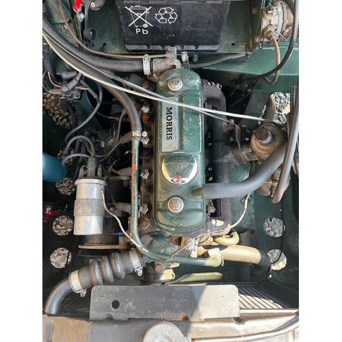 11 - Make: MORRIS
Model: MINOR 1000 SERIES III 2-DOOR SALOON
Colour: GREEN
Registration: JDV276E
Engine S... 