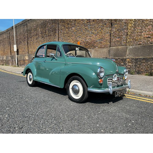 11 - Make: MORRIS
Model: MINOR 1000 SERIES III 2-DOOR SALOON
Colour: GREEN
Registration: JDV276E
Engine S... 