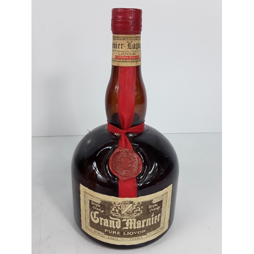 13 - Magnum bottle 1980's The Famous Grouse Whisky, 150cl, 40% and 1L 1970's Grand Marnier Triple Orange ... 