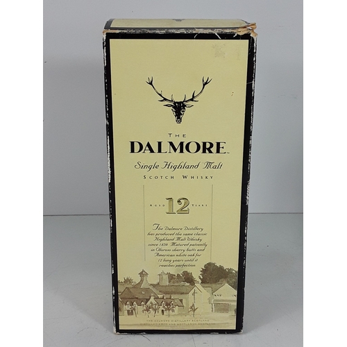 3 - 1L bottle of The Dalmore single malt Scotch whisky, aged 12 years, 100cl, 43% volume, early 1990's b... 