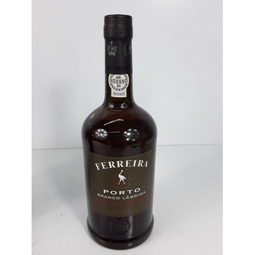33 - One bottle Martinez Director's Port bottled 1964 and one bottle Ferreira Porto Blanco Lagrima