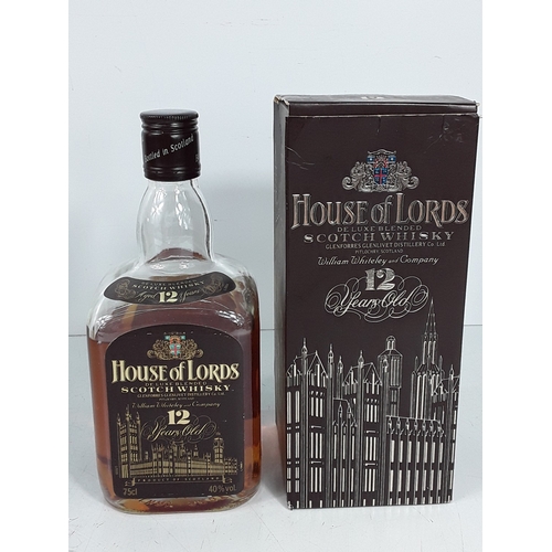 37 - One boxed bottle Old Parr De Luxe aged 12 years, 75cl Gay Lussac 43% and one boxed bottle House of L... 