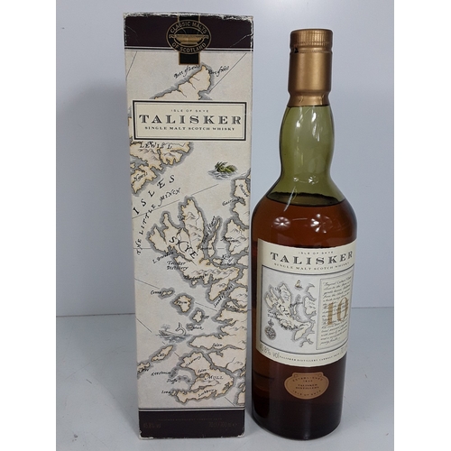 40 - Talisker Map 10 years old, 700ml, 45.8%, 1990's