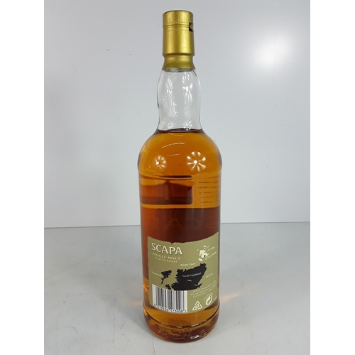 114 - One Litre bt Scapa Single Malt Orkney Aged 14 Years,40%