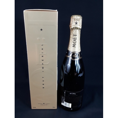 107 - Boxed bottle of Moet and Chandon Champagne